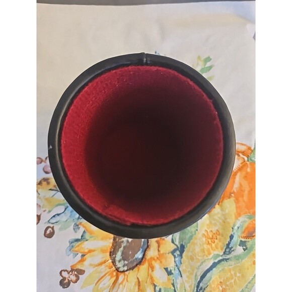 1997 Milton Bradley Yahtzee Deluxe Edition Game Replacement Felt Lined Dice Cup - Picture 3 of 3